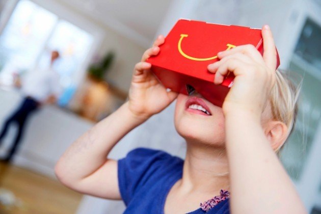 Risultati immagini per mcdonald's happy meal realtà aumentata