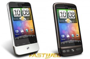 Fastweb HTC Legend e HTC Desire