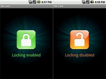 No lock app
