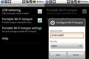 Android 2 2 tethering