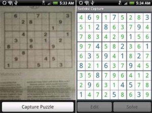 Sudoku capture