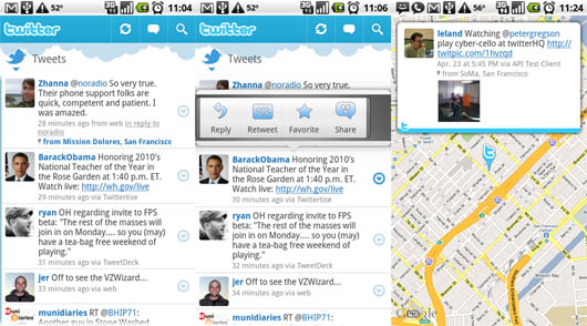 Twitter app