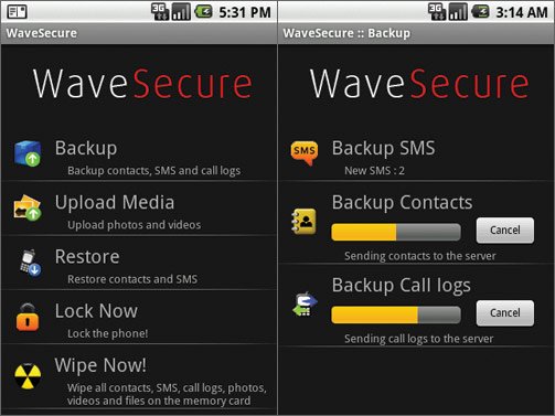 Wavesync android biz 500