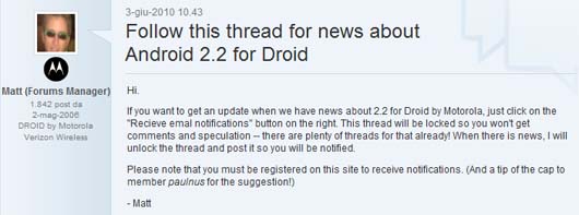 Froyo droid