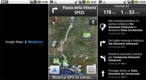 Google maps navigator italiano