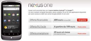 Nexus one vodafone