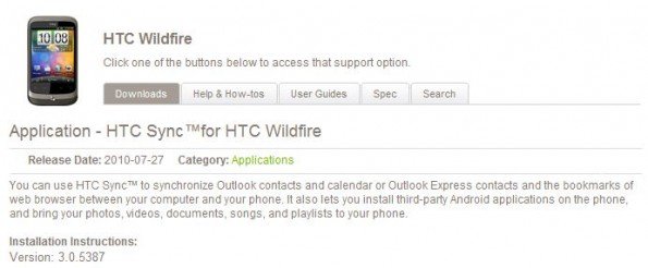 HTC Sync 3.0