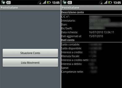 Posteitaliane android