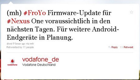 Vodafone nexus one froyo small