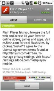 Flash p 10 1 android