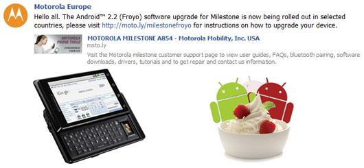 Milestone froyo