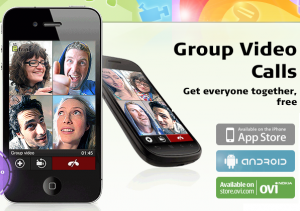 Fring group video chat conferencing iphone android app