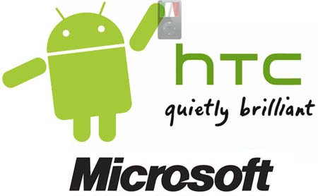 Microsoft HTC Android logo
