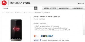 Droid bionic motorola store
