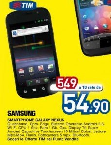Samsung Galaxy Nexus Euronics