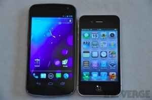 Gnexus vs iphone4s