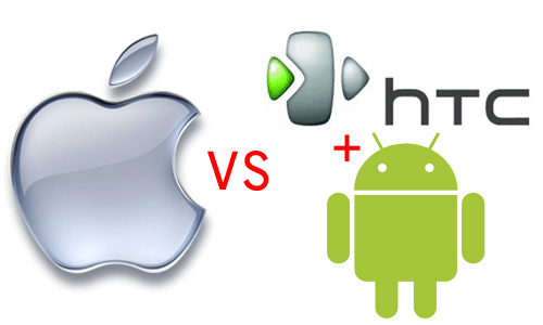 Apple vs htc android