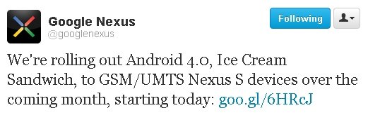 Nexus s ics