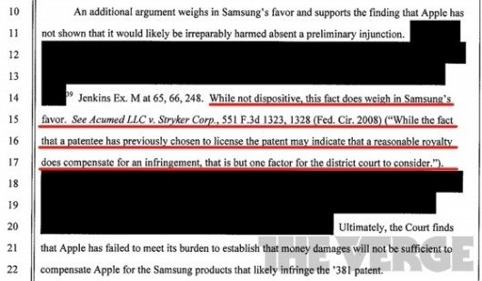 Samsung vs apple patent license e1324161654297