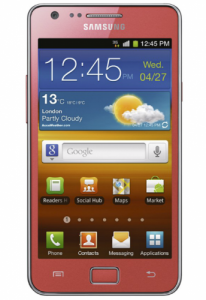Pink flavored Samsung Galaxy S II is UK bound in time for Valentines Day