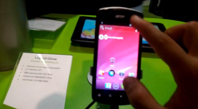 Acer liquid glow videopreview tuttoandroid