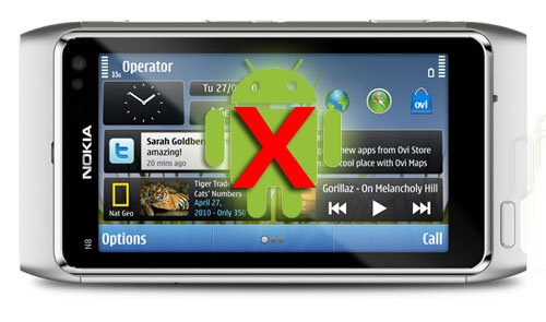 Nokia n8 no android