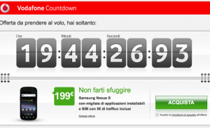 Vodafone countdown nexus s