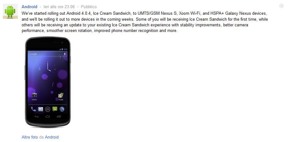 Update android 4.0.4