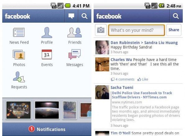 facebook update android