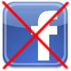 Facebook icon remover icon