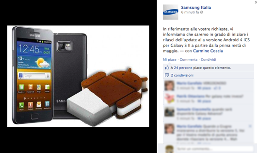 Galaxy s 2 ics
