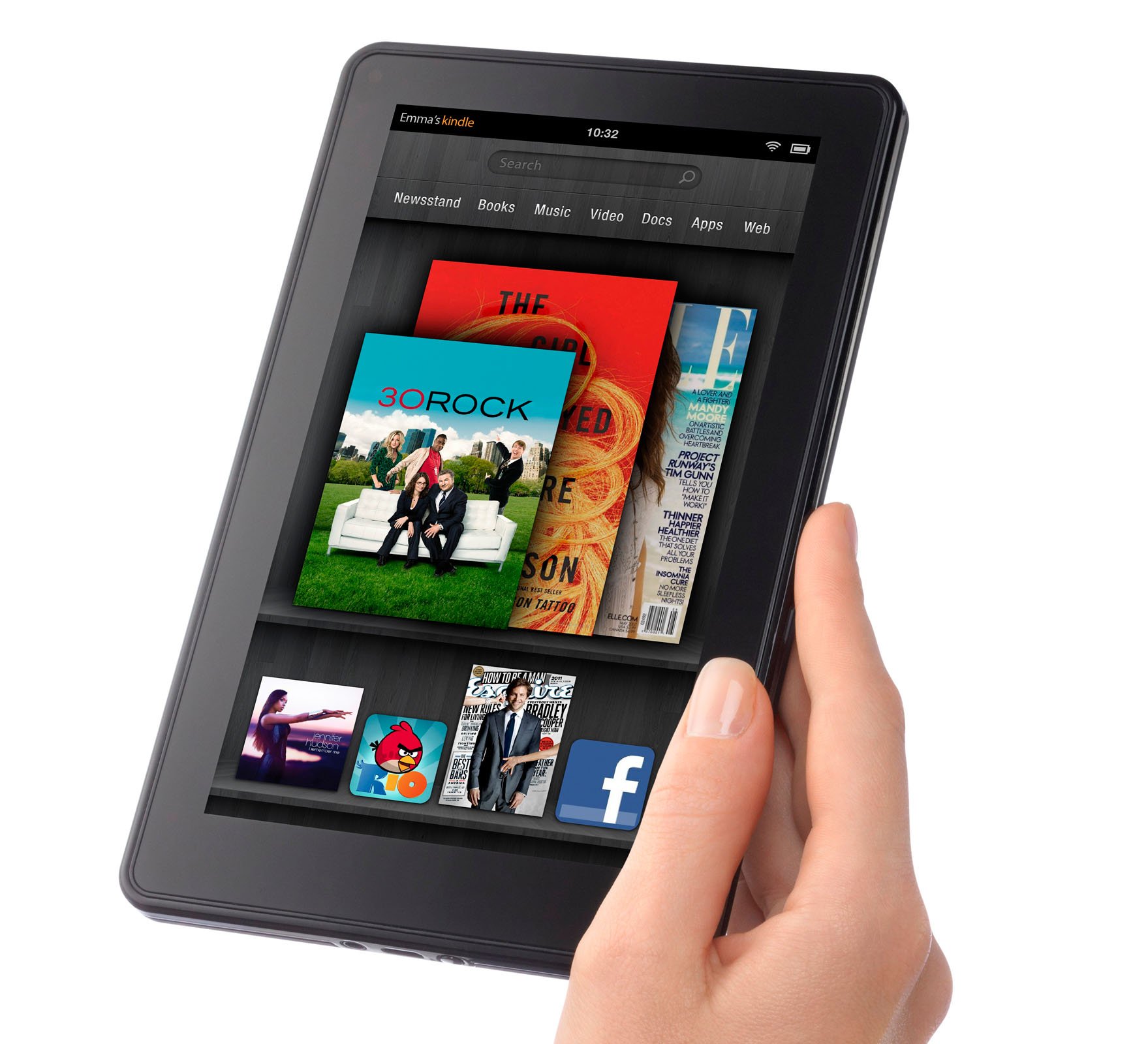 Kindle Fire hand