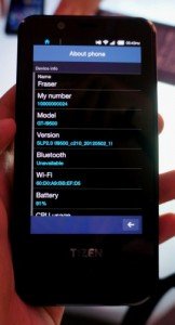 Samsung GT I9500 Fraser Tizen Smartphone 271x500