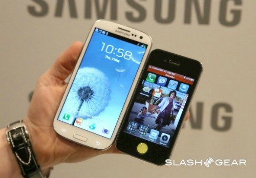 Samsung galaxy s iii vs apple iphone 5 hardware software app feeling marketing
