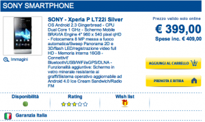 Sony xperia p euronics