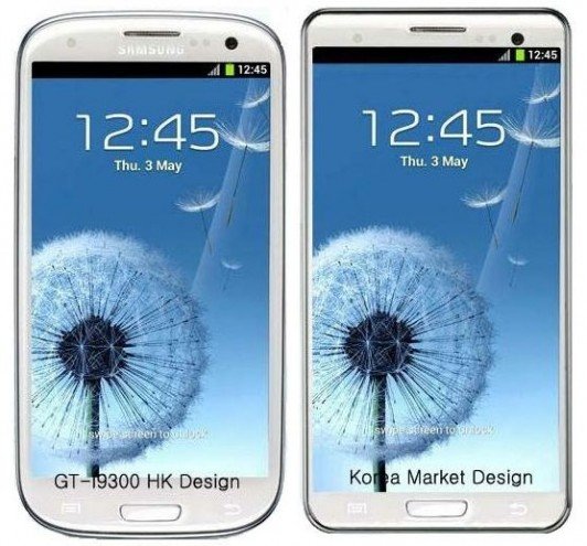 Galaxy s3 corea 532x495