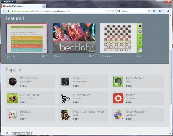 Mozillamarketplace