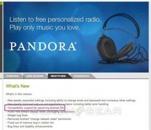 Pandora android