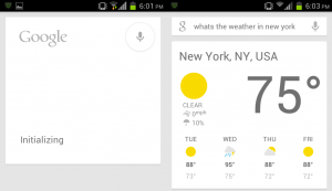 Google now android ics