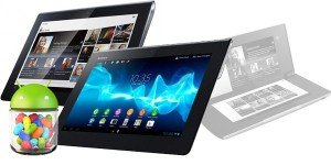 Sony Tablet Jelly Bean Updates