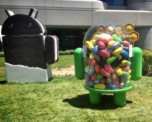 Android jelly bean sculpture googleplex