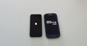 Galaxy s3 vs iphone 5 avvio