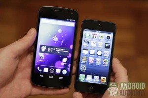 Iphone 5 vs galaxy nexus 1