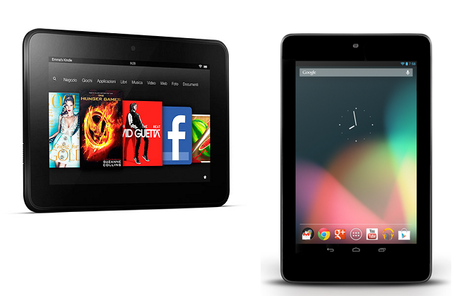 Kindle fire hd vs nexus 7