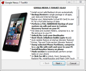 Nexus 7 toolkit 2.0.0