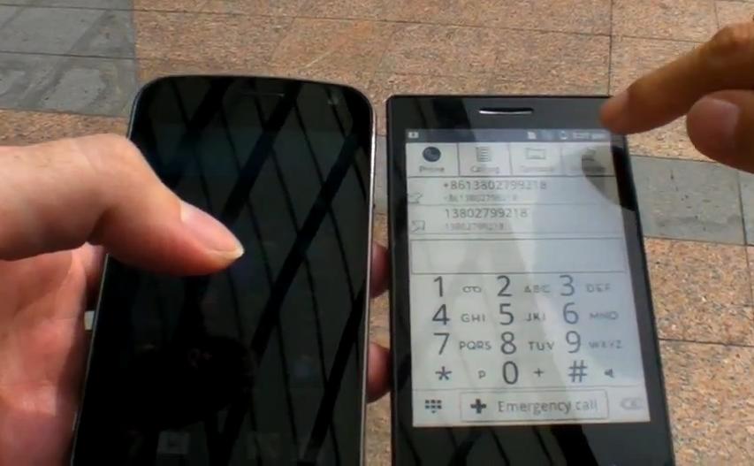 Eink smartphone