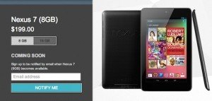 Nexus 7 8gb google play