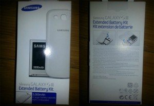 Batterie officielle 3000 mAh pour Samsung Galaxy S3