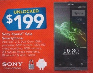 New Sony Xperia 640x505