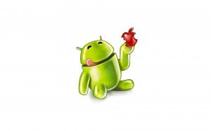 Android eat apple 1920x1200 wallpaper e1359646933362